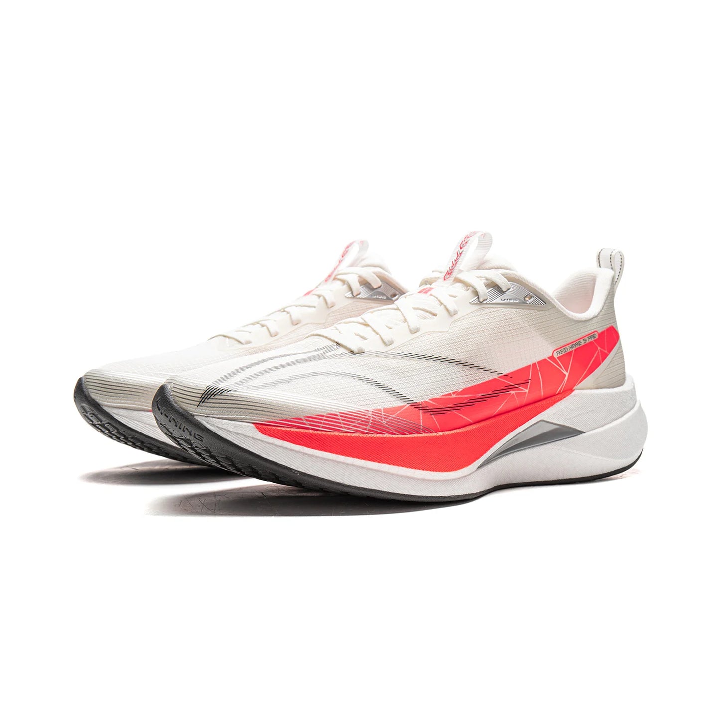 Li-Ning Men's RED HARE 9 PRO Racing Running Shoes BOOM Cushion Rebound Breathable Reflective LiNing Stable Sneakers ARPW001