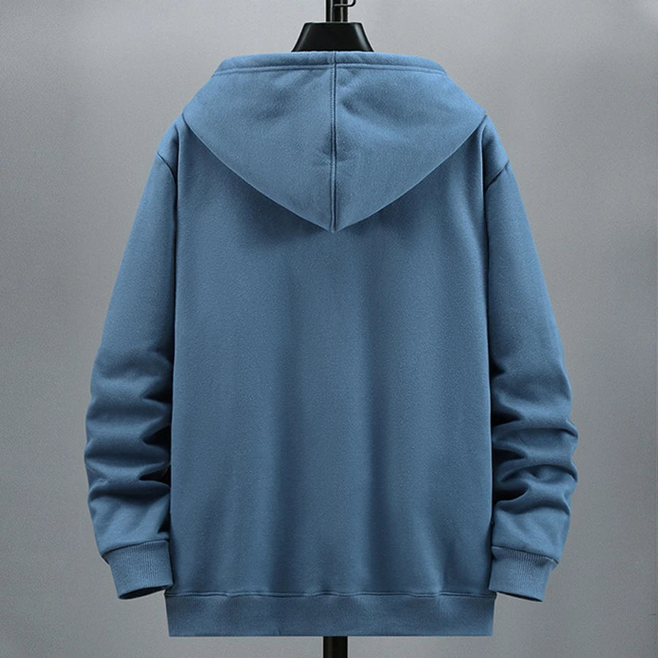 Men’s Plus Size Fleece Hoodie, Up to 12XL