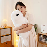 High Quality Cartoon Earphone Seal Sea Otter Plush Toy Ball Round Cushion Throw Pillow for Kids Birthday Gift School Nap Sleep