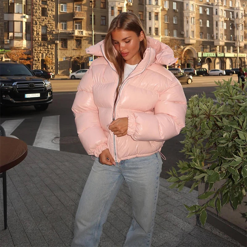 Women’s Hooded Puffy Cotton Jacket