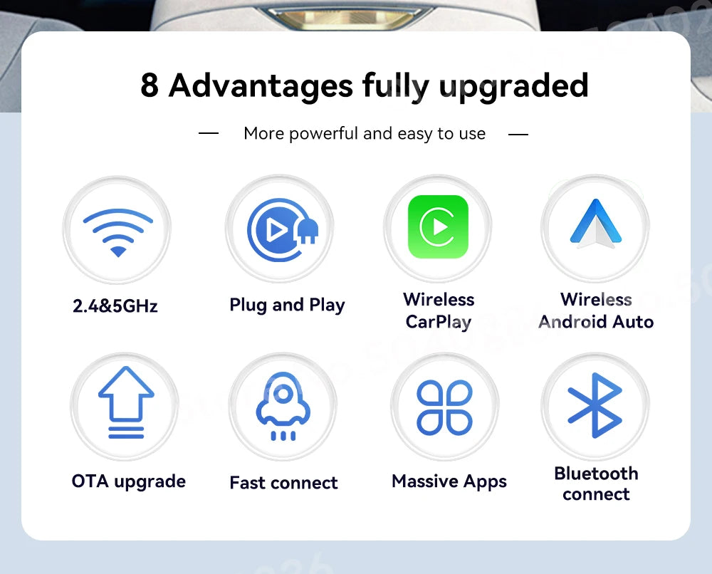 CarlinKit Wireless CarPlay & Android Auto Adapter