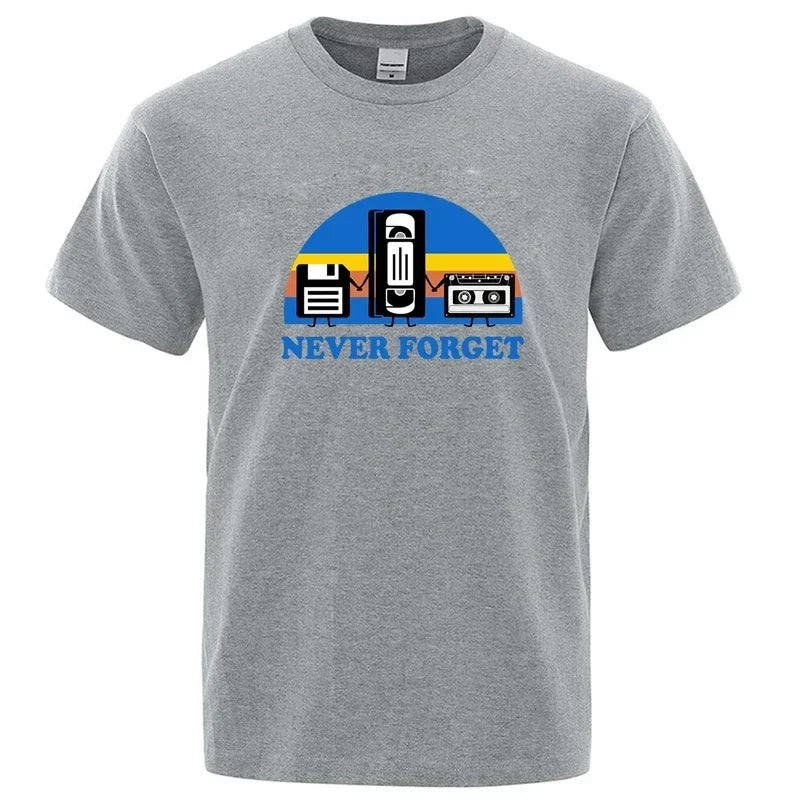 Never Forget Retro Graphic T-Shirt