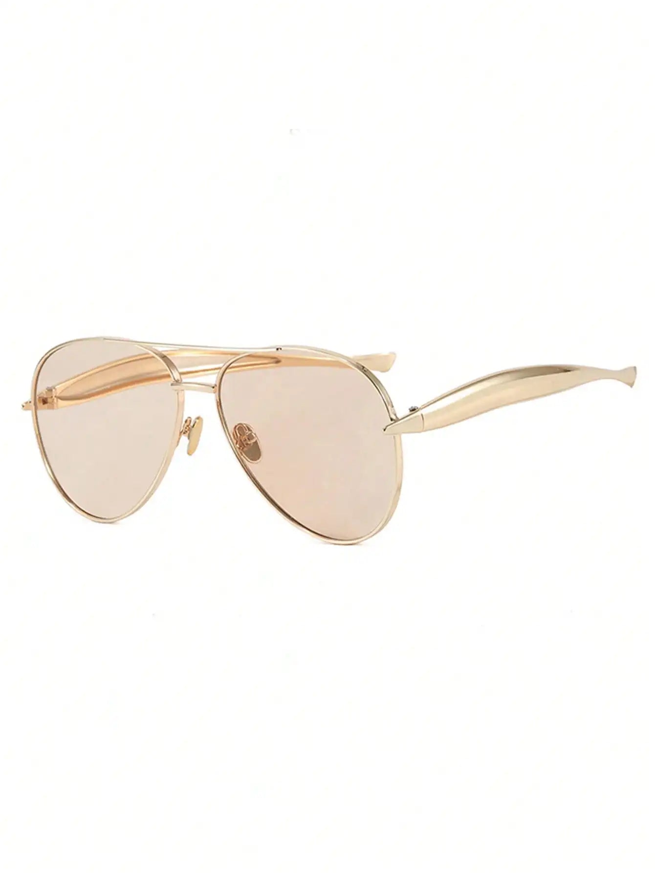 Large Frame Double Bridge Aviator Sunglasses | UV400