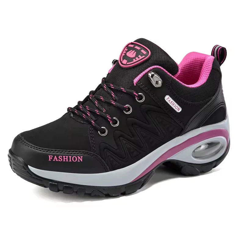SALUDAS women casual sneakers Non-slip thick-soled height-enhancing casual running shoes light walking sheos
