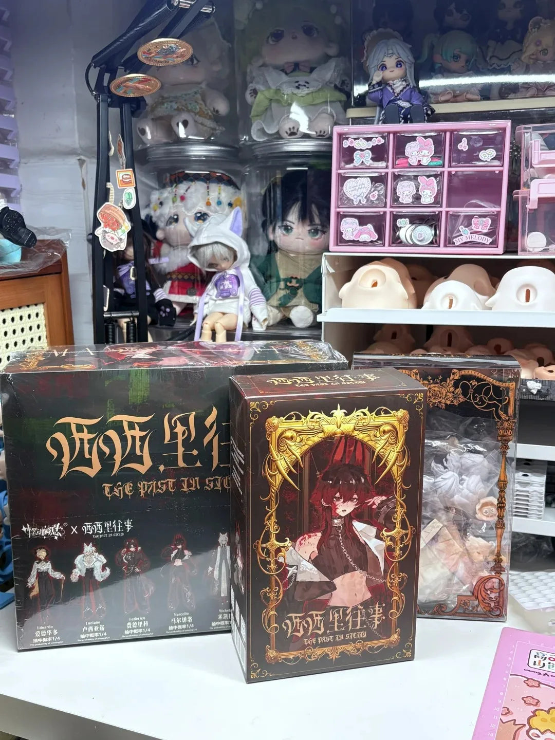 Original Jidongshunxi 17cm Sicily Past The Story Series Mjd Blind Box With Movable Joints Anime Figure Modle Toy Desktop Gifts