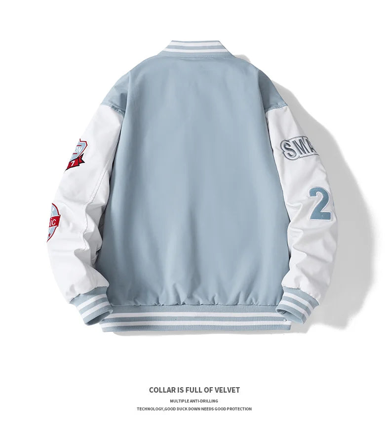 Retro Campus Letterman Jacket