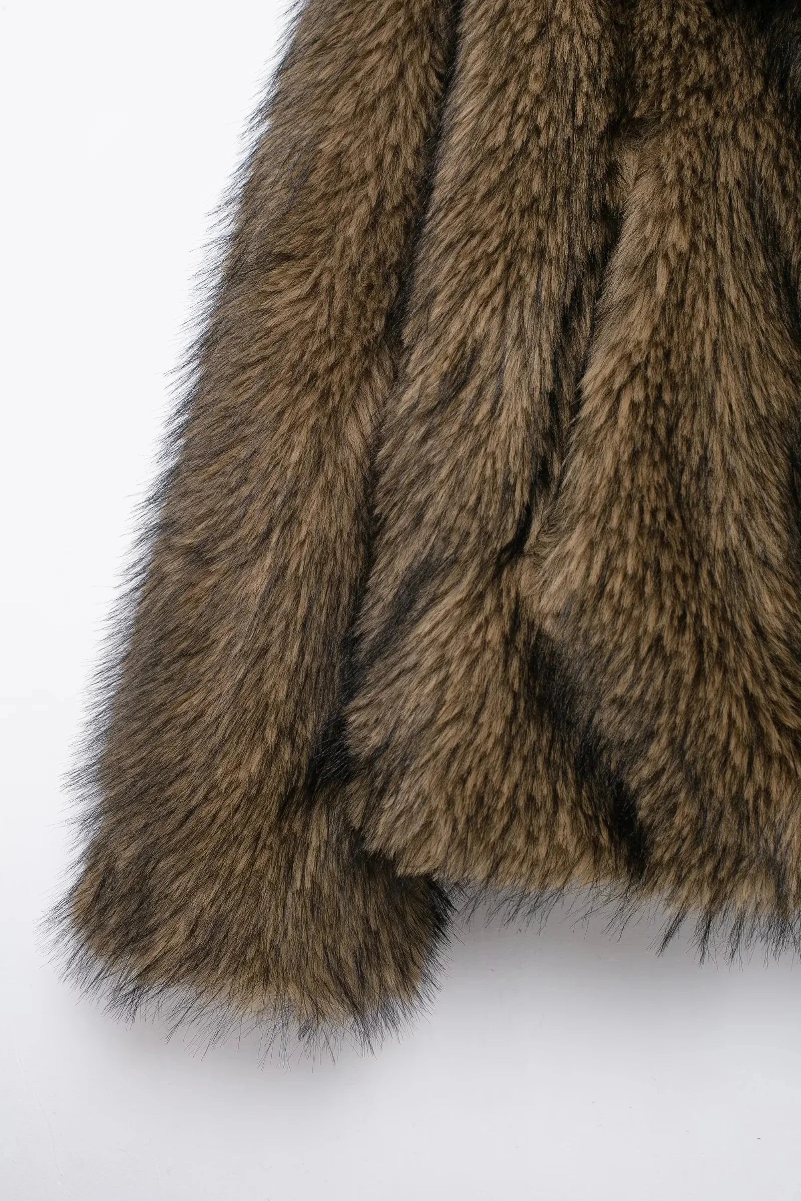 Elegant Faux Fur Oversized Coat