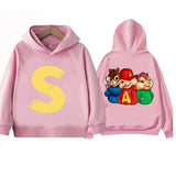 Kids' Alvin Chipmunk Print Hoodie