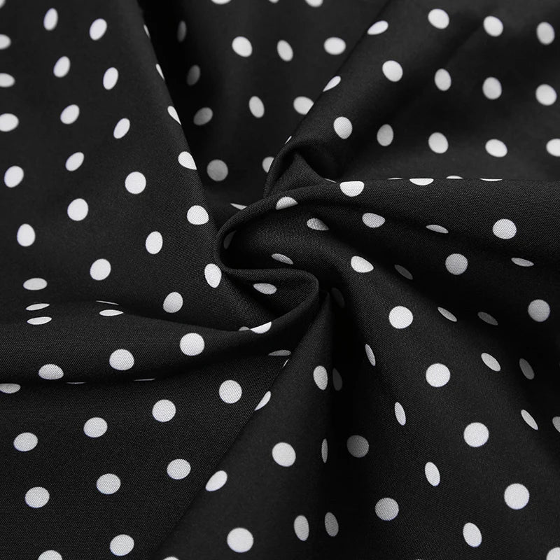 Y2K Polka Dot Mini Dress