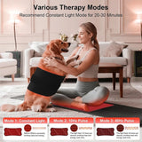 210 LEDs Red Infrared Light Therapy Pad Beauty Devices For Face,Body Back Knee Hands Feet Relief Portable 660nm 850nm Heat Pad