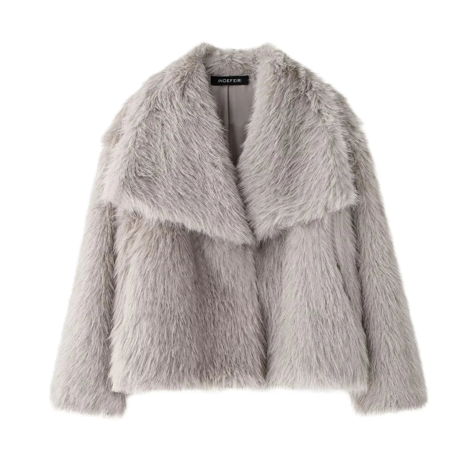 Elegant Faux Fur Oversized Coat