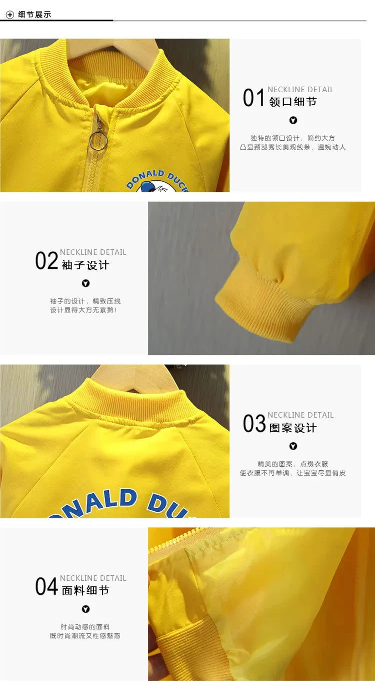 Kid's Donald Duck Cartoon Windbreaker