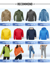 TACVASEN Men's Fleece-Lined Zip-Up Hoodie