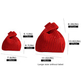 Handmade Knit Handbag Women Mini Shoulder Bag Female Casual Color Wide Stripe Plaid Tote Bag Student Cell Phone Package