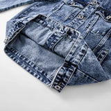 Washed Heavyweight Denim Jacket – Vintage Workwear