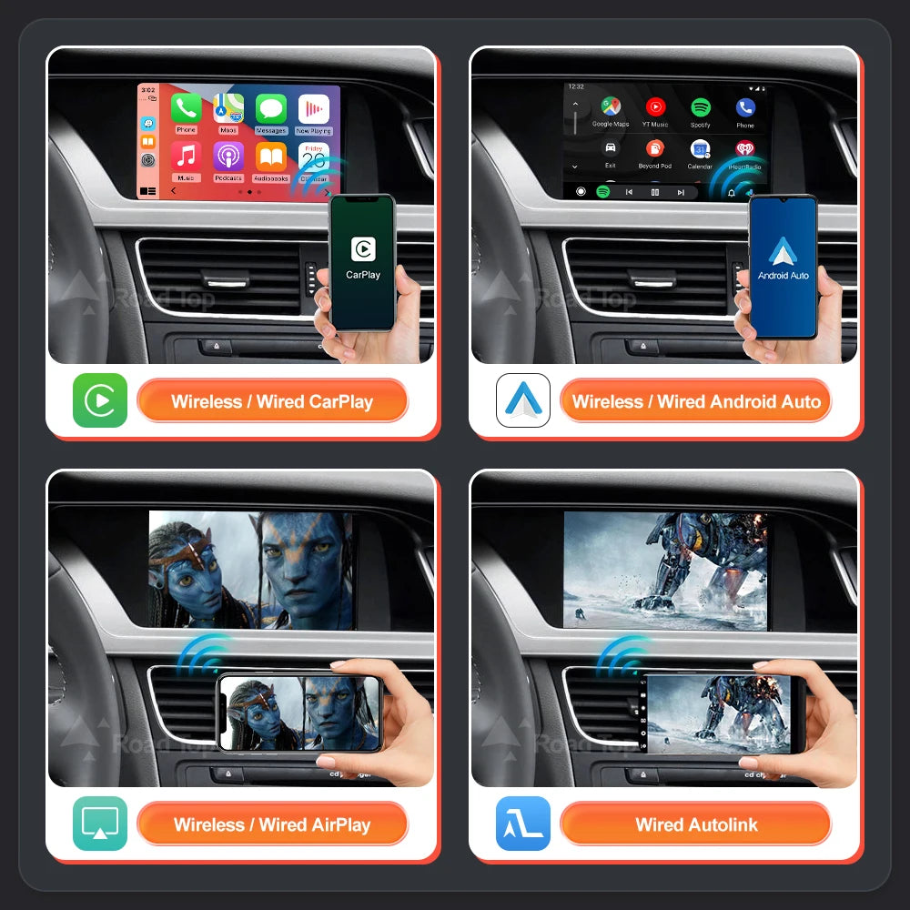 Wireless CarPlay for Audi A4 A5 Q5 2009–2015