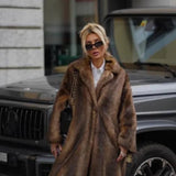 Women's Luxury Faux Fur Long Coat