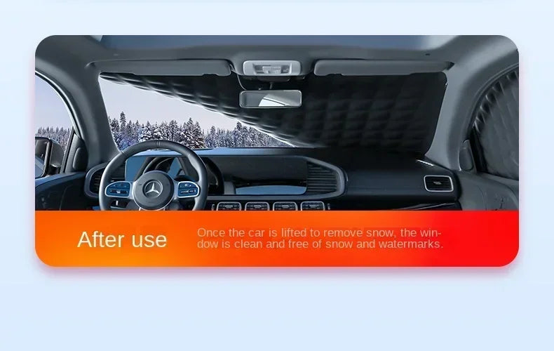 All-Weather Half Car Cover – Windshield & Roof Protection