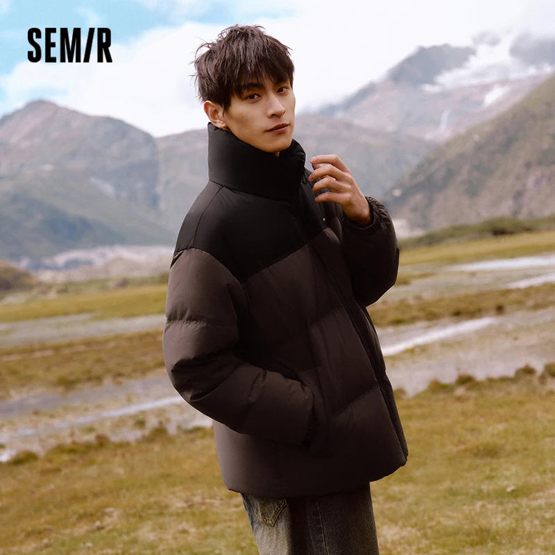 Semir Unisex Stand-Collar Puffer Down Jacket