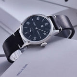 Milifortic 38mm Minimalist Jumping Hour Automatic Watch