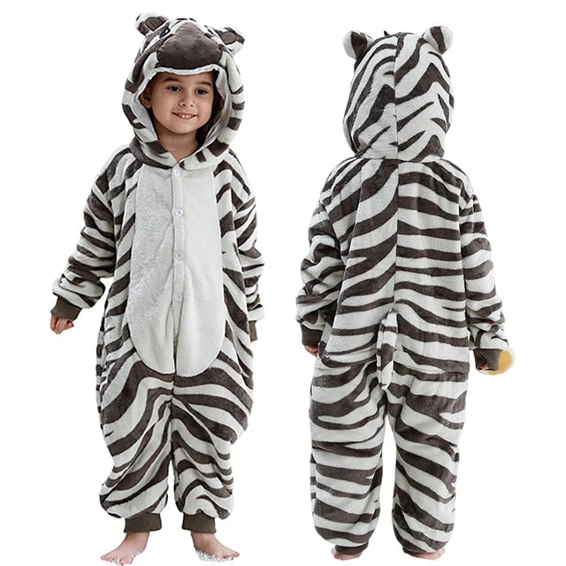 Kids' Capybara Flannel Onesie