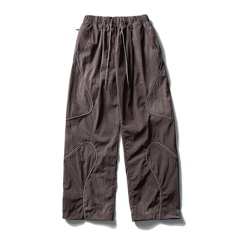 Men's Loose Fit Elastic Waist Cargo Pants