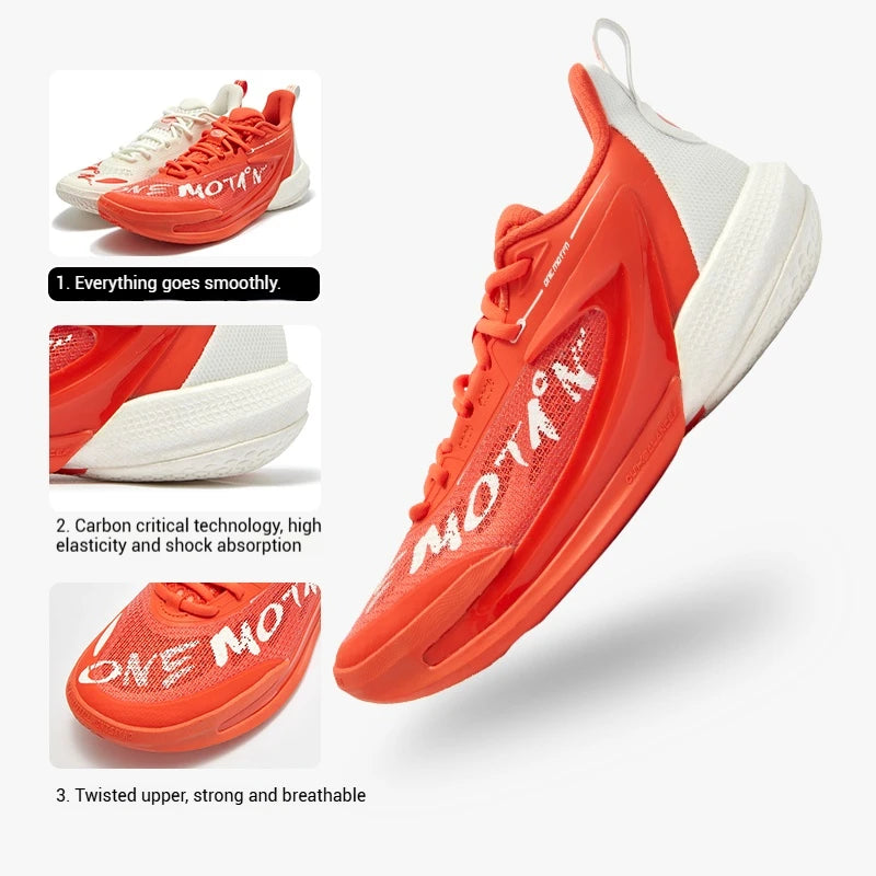 361 Degrees ONE MOTION 2.0 Men Basketball Shoes New Breathable Shock-Absorbing Non-slip Wear-resistant Male Sneakers 672511101