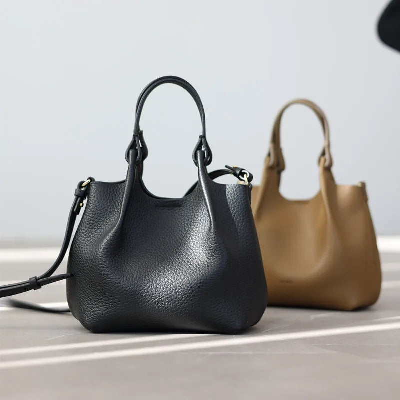 Women Real Leather Crossbody Bags Luxury Small Size Cute Handbag Soft Shoulder Bag 2024 New Arrival Designer Style