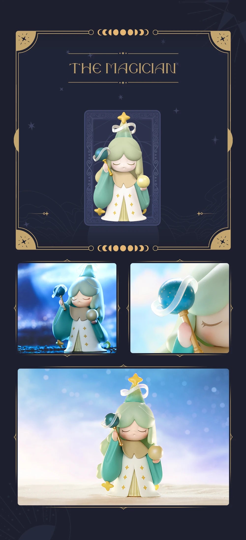 52TOYS Blind Box Laplly Song of the Tarot, Mystery Box, Random 1PC Cute Action Figure Collectible Toy Desktop Decoration