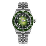 San Martin 40mm Men's Luxury Diver Watch Miyota 9015 Enamel Sunburst Dial Automatic Mechanical Wristwatch Waterproof 200m SN0148