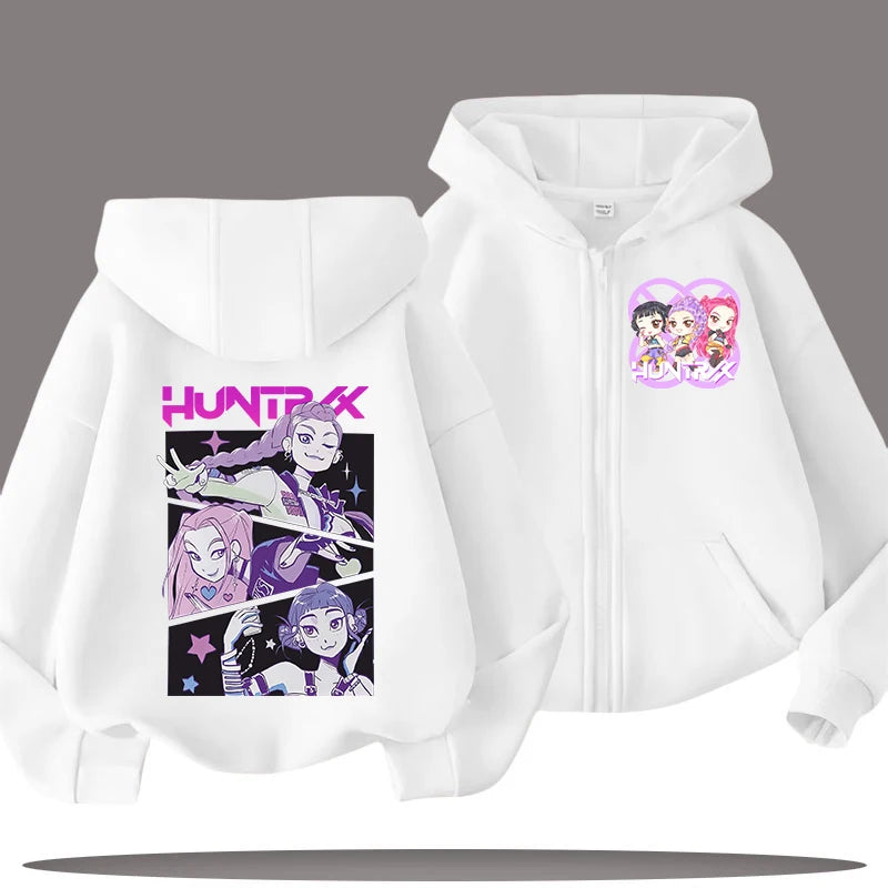 Demon Hunters Kids' Hooded Zip Jacket