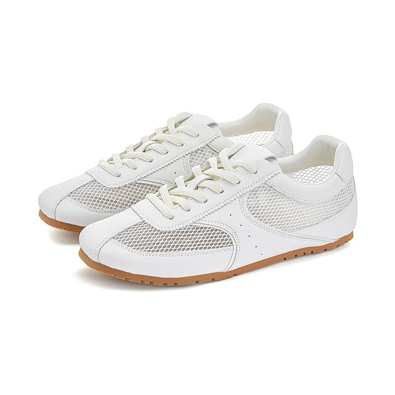 AIYUQI Women's Mesh Flat Sneakers – Elegant Summer Style