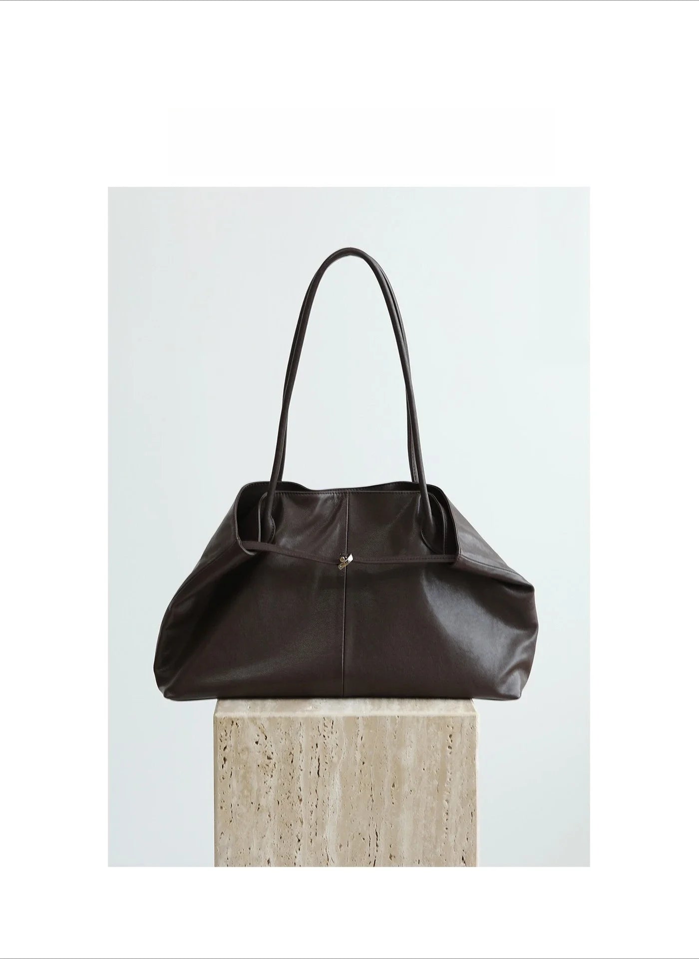 Motingsome Oversized Natural Leather Woman Bags 2025 New Fashion Handbag and Purses Large Capacity Commuter Bag Casual Tote