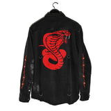 Skull Printing Denim Jacket Mens Harajuku Gothic Coats Vintage Halloween Clothes Spring Autumn Lightweight High Street Jacket