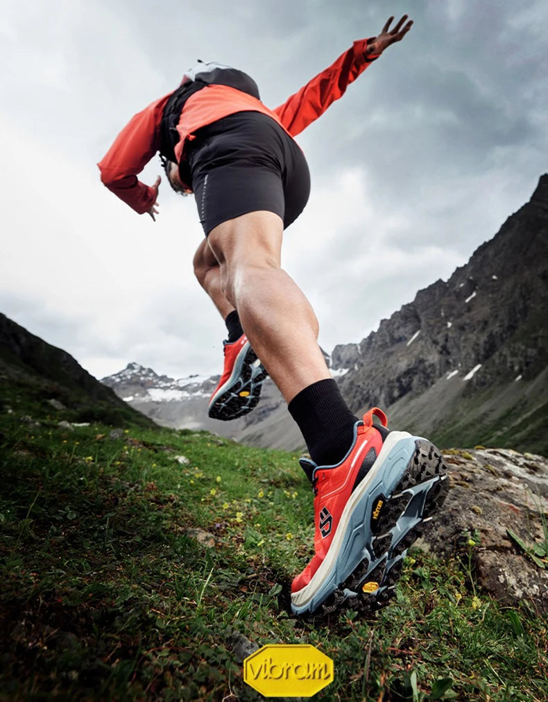 QIAODAN ShanShen 2.0 Carbon Plate Trail Running Shoes for Men 2025 Outdoor Hiking Shock-absorbing Non-slip Sneaker QDB023244277