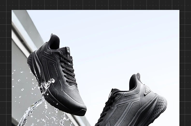 361 Degrees Wingblade Rainblock Men Running Shoes Splash Proof Anti-Slip Water Repellent Grippy Stable Male Sneakers 672532231
