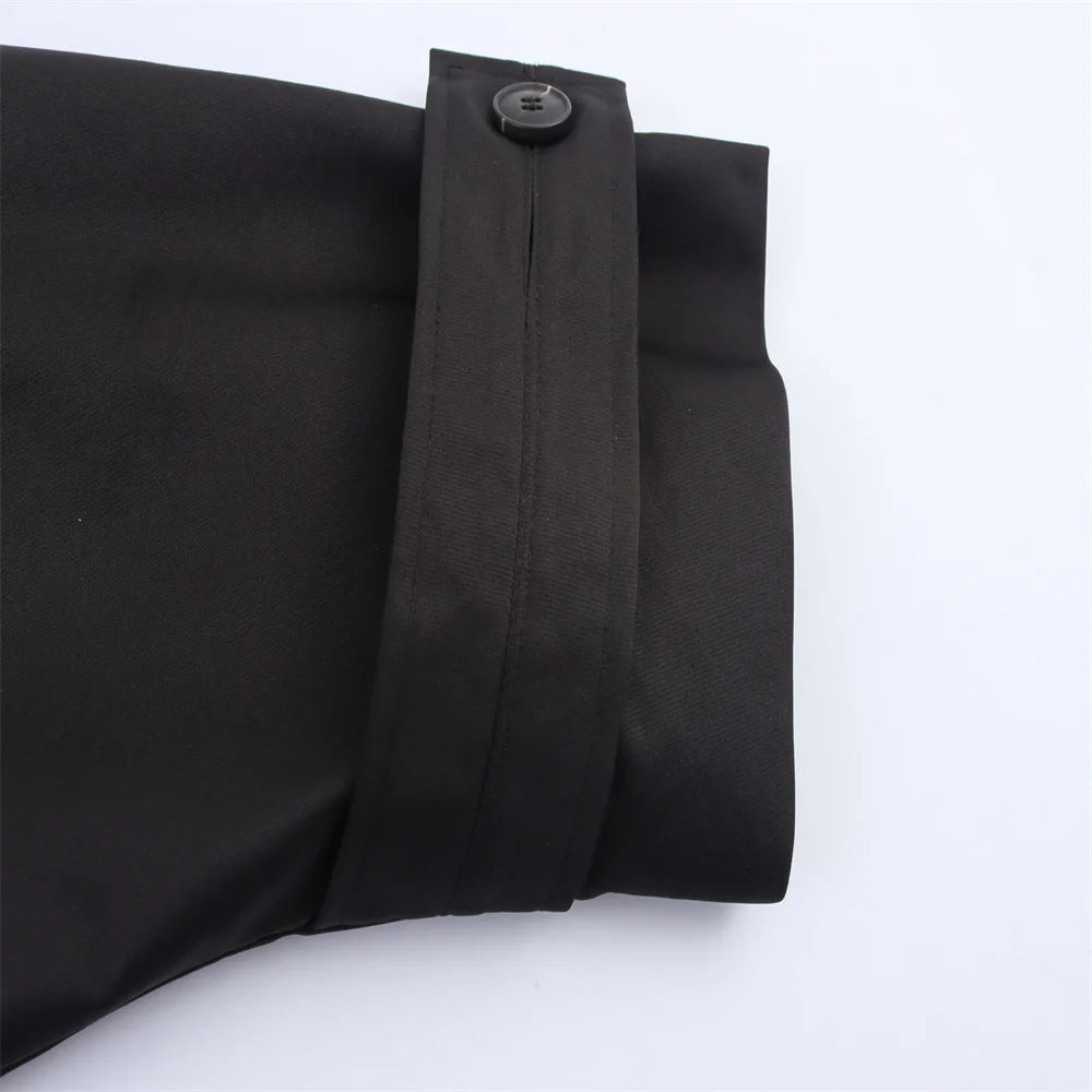 European Style Hooded Trench Jacket