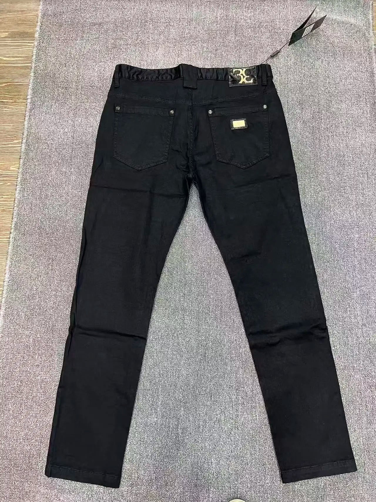 BILLIONAIRE BLSK CPRT Jeans Men 2026 Spring Summer new fashion Embroidery comfortable elasticity outdoors Big size 34-42 Pants