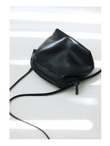Women's Real Leather Crossbody Bags Luxury Designer Soft Black Shoulder Bag Cowhide Small Size Versatile Fashion Purses