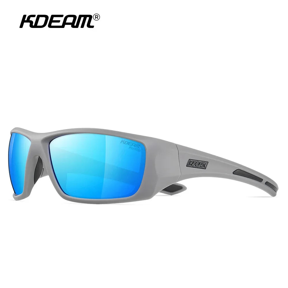 KDEAM New Polarized Fishing Sunglasses TR90 Frame Comfortable Anti slip Design Outdoor Fashion Sports Glasses Men Women Goggles