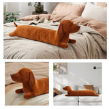 Dachshund Dog Plush Hug Pillow Soft Durable Stuffed Throw Cushion Animals Pillow for Sofa Home Decoration Gifts for Kids(47in)