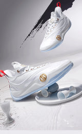 361 Degrees ZEN VI PRM Men's Basketball Sports Shoes Middle-Top Combat Wear-Resistant Non-Slip Support Sneakers Male 672431102