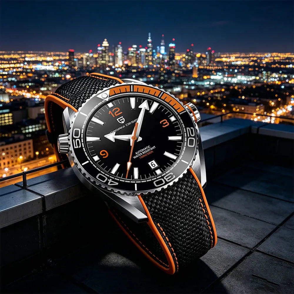 PAGANI DESIGN New PD-1679 Men's Watch Japan 8215 Movement Mechanical Watches Sapphire Glass 100M Waterproof Automatic Wristwatch