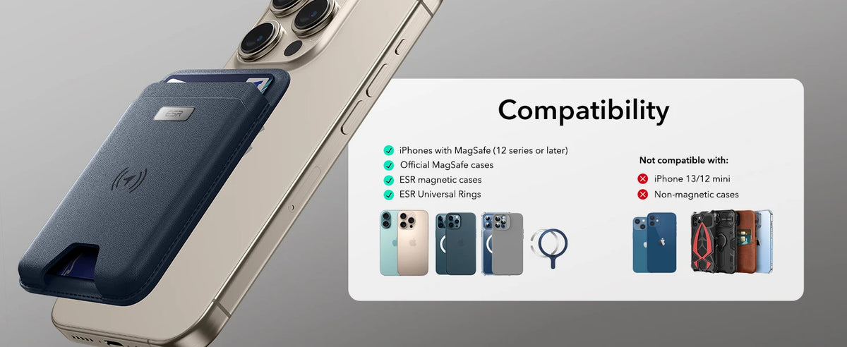 ESR MagSafe Wallet for iPhone | 5-Card Holder