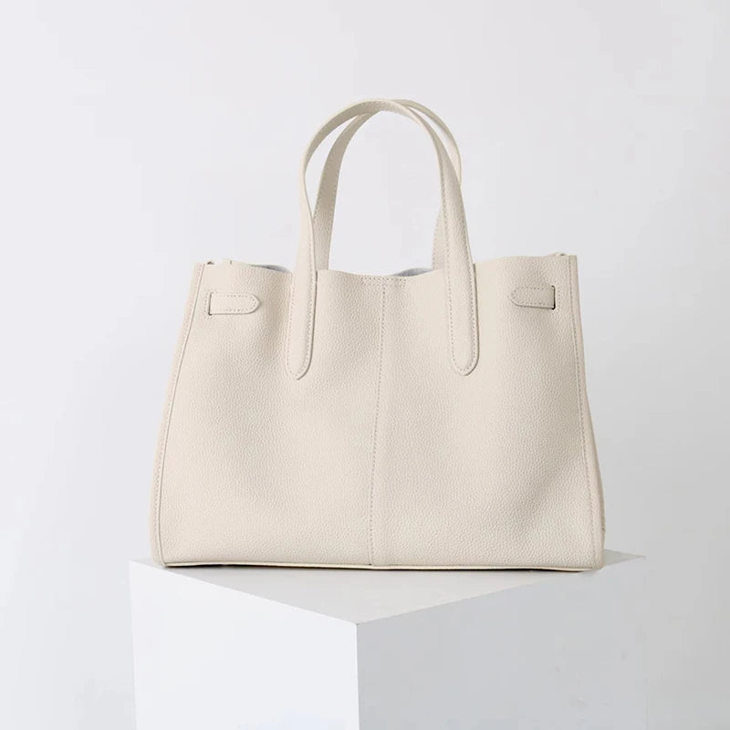 Luxury Brand Silver Buckle Women Bags Genuine Leather Handbags Women Shoulder Bags Cowhide Autumn Winter New Square Women Totes