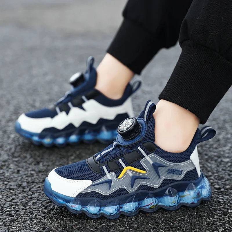 Kids' Lightweight Mesh Running Sneakers