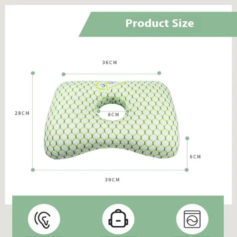 Ear Comfort Pillow with Ear Hole – Side Sleeper & Piercing Relief