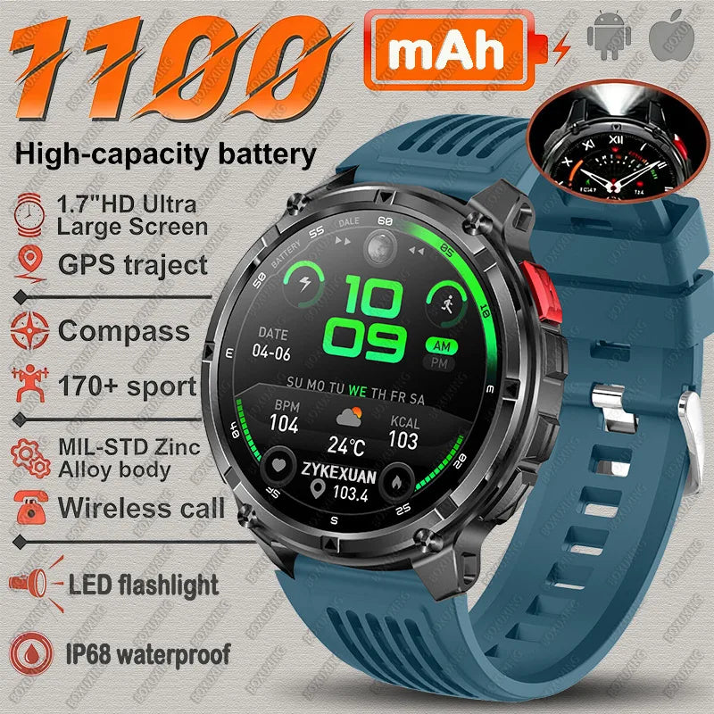 T-REX3 Ultra 1100mAh GPS Smart Watch for Men