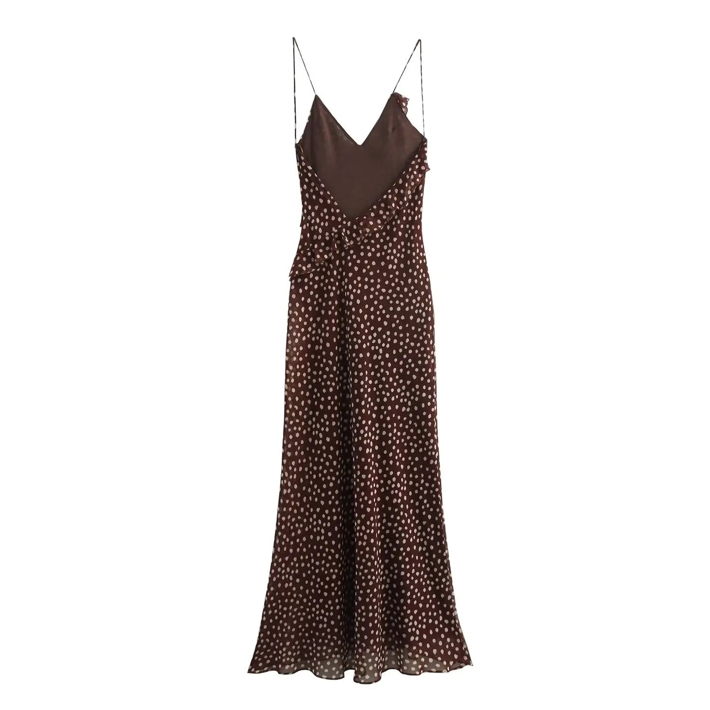Polka Dot Layered Sleeveless Dress