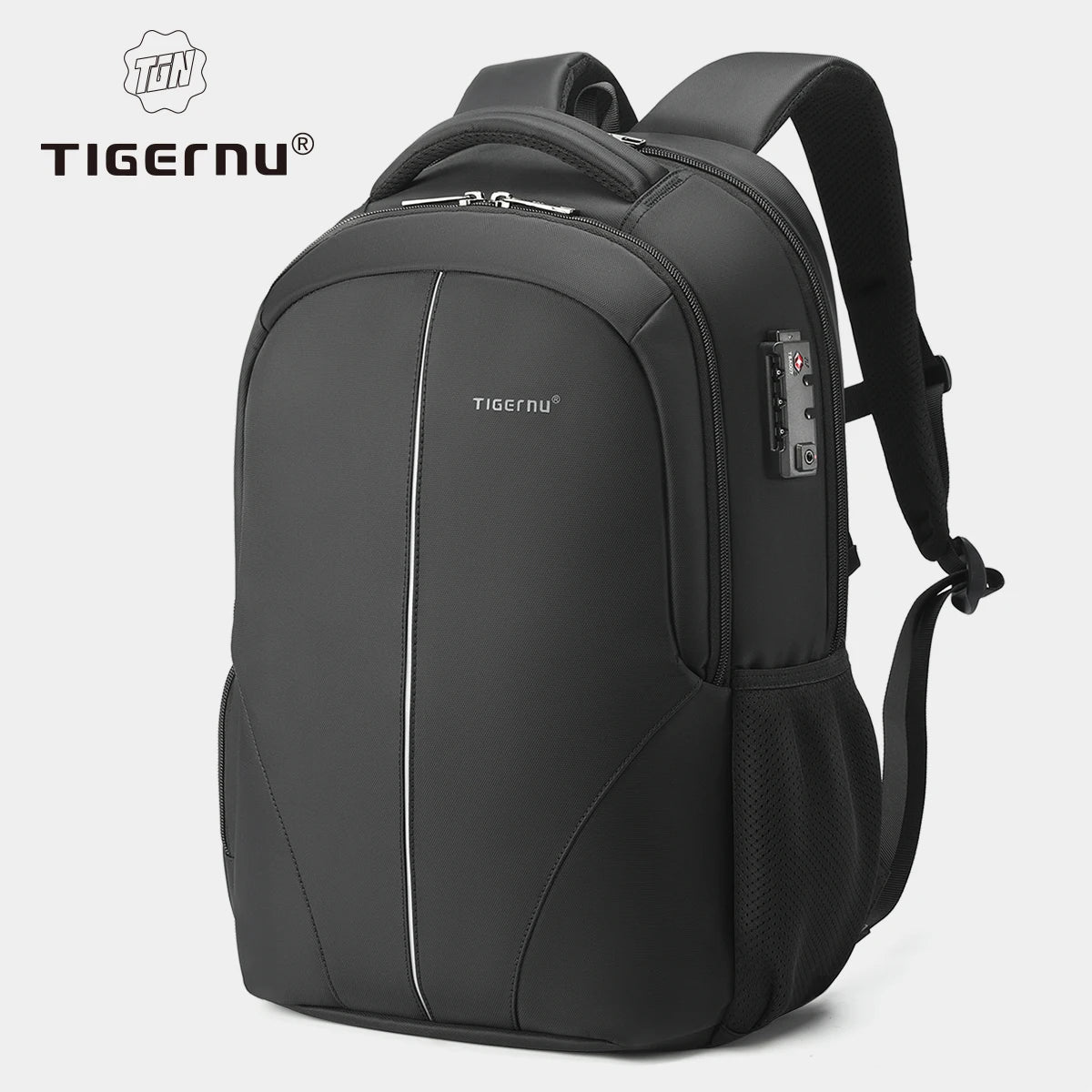 Tigernu Travel Backpacks 14-15.6-17'' Laptop Backpack For Men TSA Anti Theft Backpack Nylon Backpacks Bag For Schoolbag Knapsack